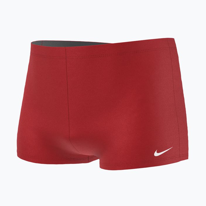 Men's Nike Hydrastrong Solid Square Leg swim boxers red NESSA002-614 4