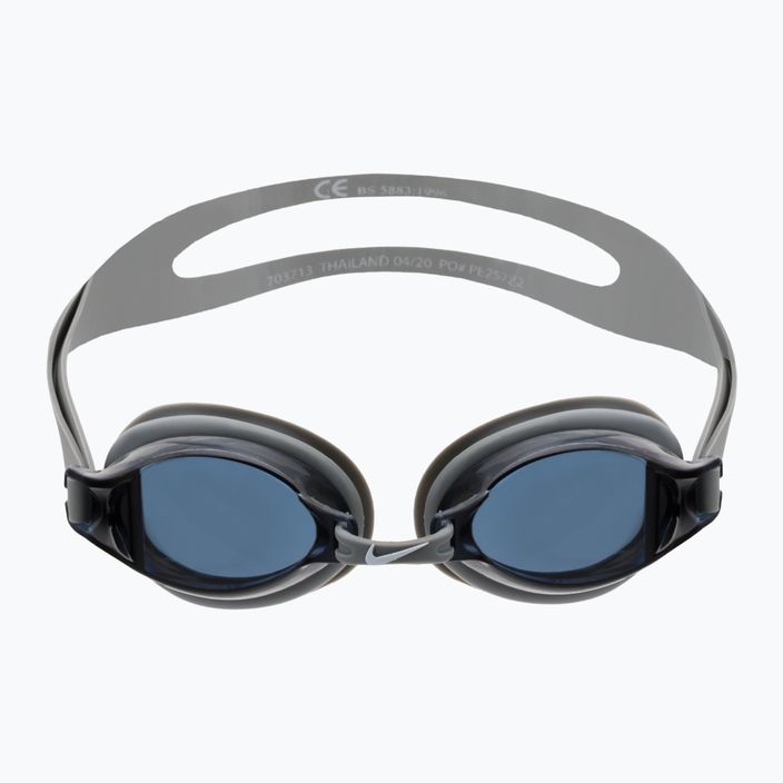 Nike Chrome dark smoke grey swimming goggles N79151-014 2