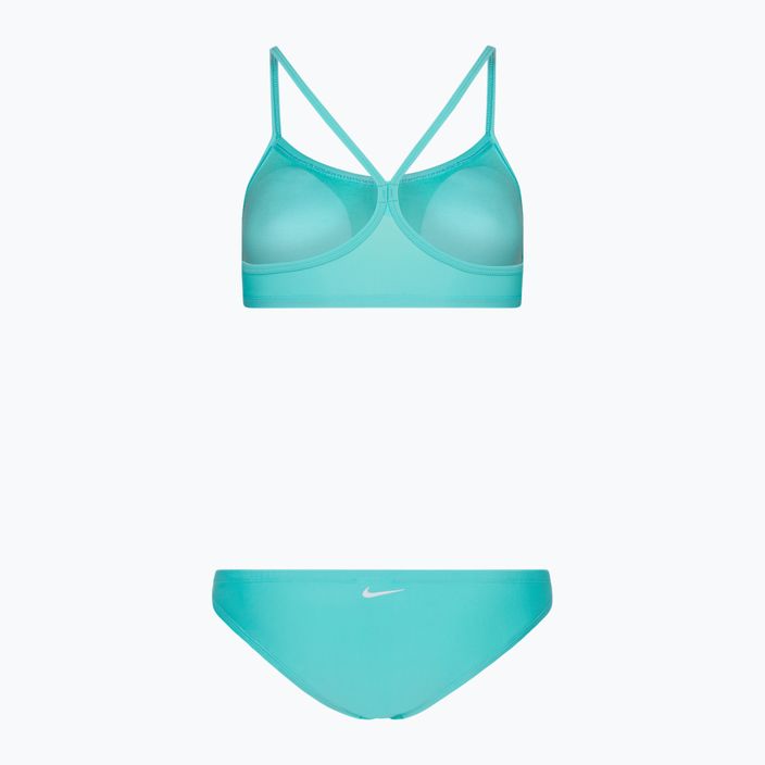 Women's two-piece swimsuit Nike Essential Sports Bikini blue NESS9096-318 2