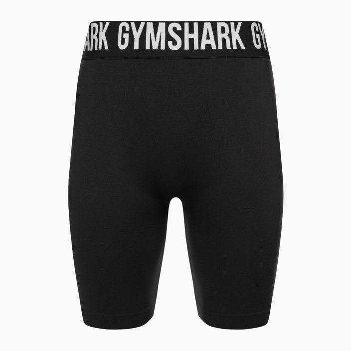 Women's Gymshark Fit Cycling training shorts black/white 5