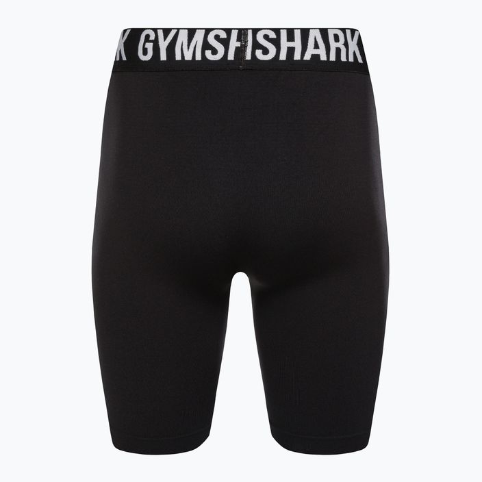 Women's Gymshark Fit Cycling training shorts black/white 6