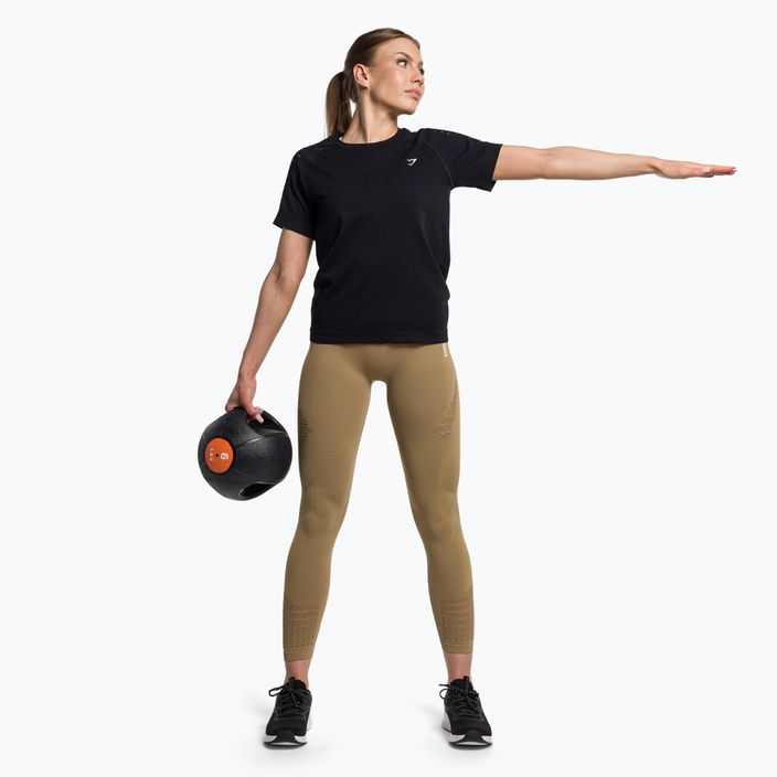 Women's training t-shirt Gymshark Energy Seamless black 2