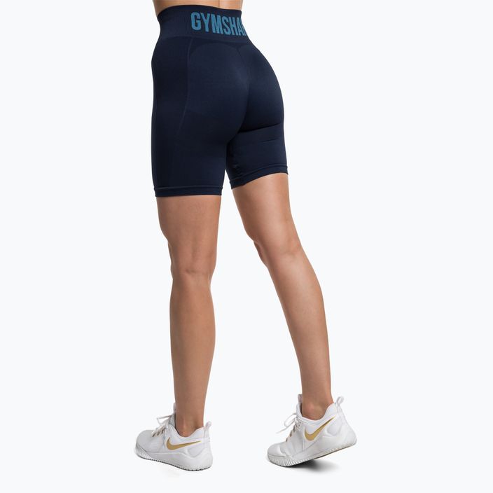 Women's training shorts Gymshark Flex Cycling navy blue 3