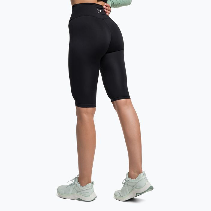 Women's Gymshark Training Cropped leggings black/white 3