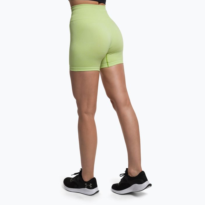 Women's Gymshark Vital Seamless training shorts neon yellow 3