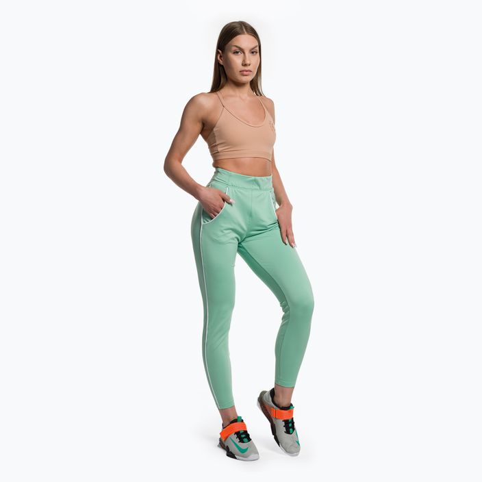 Women's Gymshark Recess Track training trousers cactus green 2