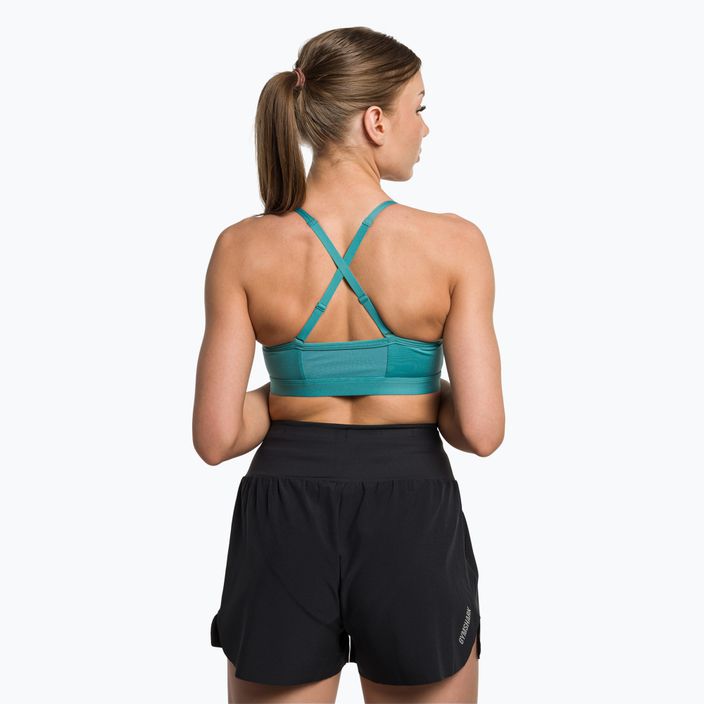 Gymshark Ruched Training Sports fauna teal fitness bra 3