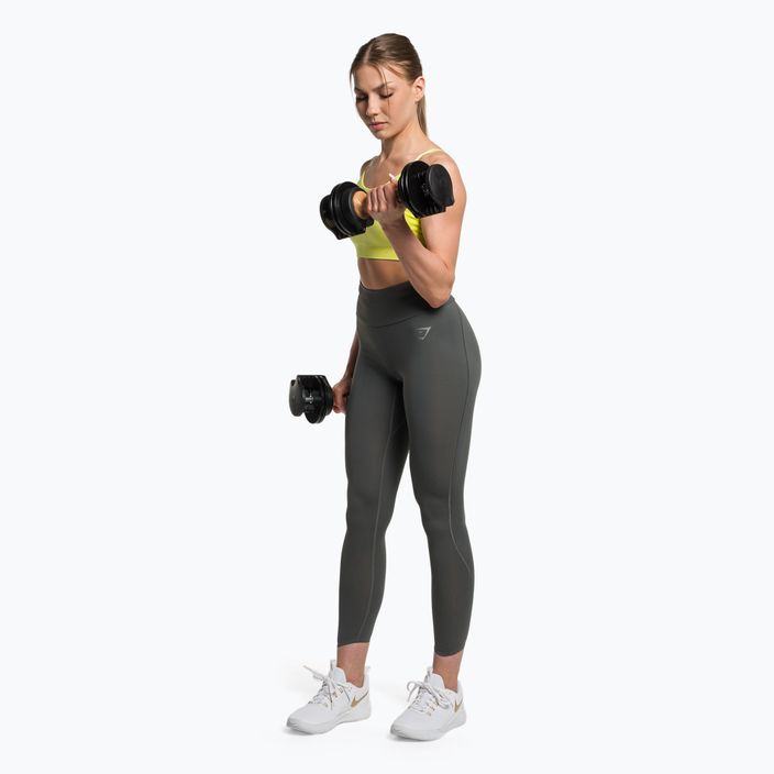 Women's training leggings Gymshark Speed charcoal grey 2
