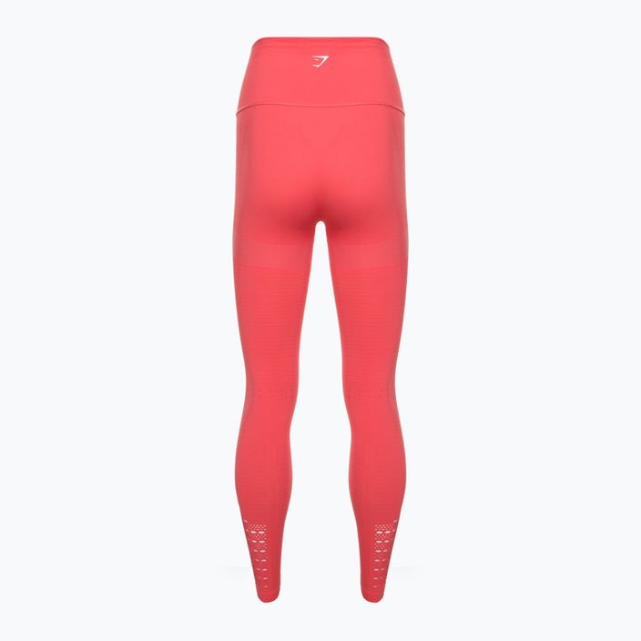 Women's training leggings Gymshark Energy Seamless polka pink/white 6