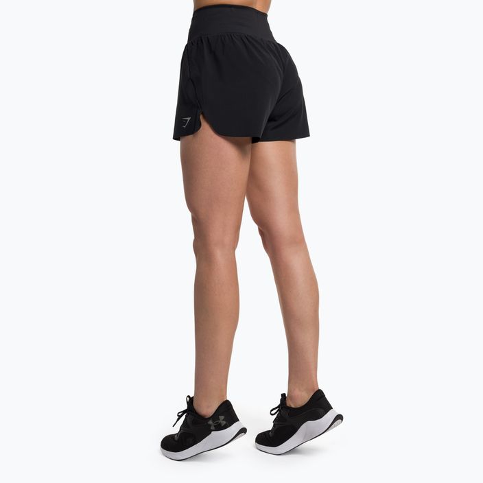 Women's training shorts Gymshark Speed black 3
