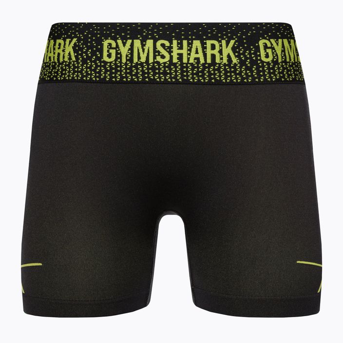 Women's training shorts Gymshark Apex Seamless Low Rise green/black 5
