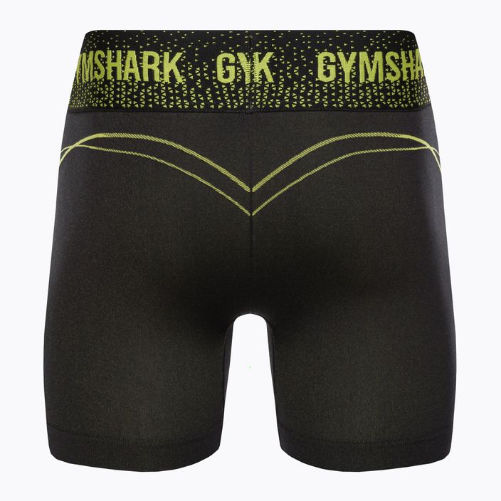 Women's training shorts Gymshark Apex Seamless Low Rise green/black 6