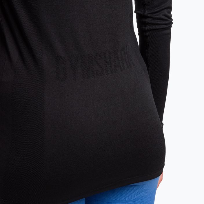 Women's training longsleeve Gymshark Flex Top black 5