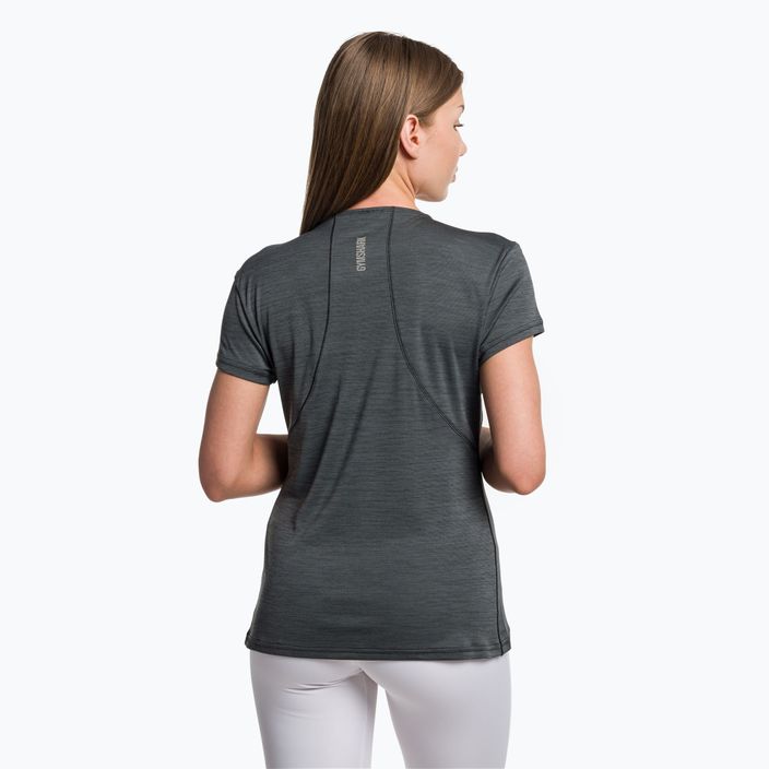 Women's Gymshark Running Top SS dark/grey training t-shirt 3