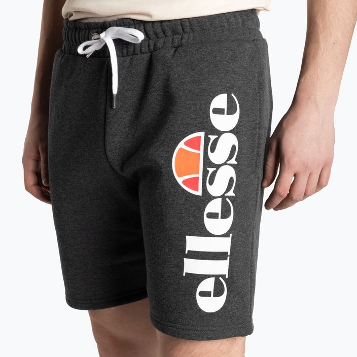 Ellesse Bossini men's shorts dark grey marl 3