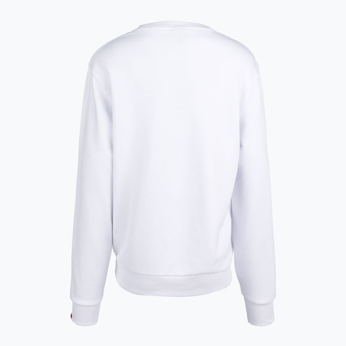 Women's training sweatshirt Ellesse Triome Sweatshirt white 2