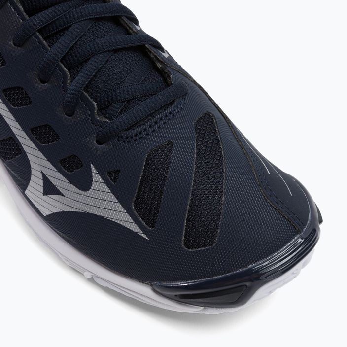 Men's volleyball shoes Mizuno Wave Voltage Mid navy blue V1GA216501 8