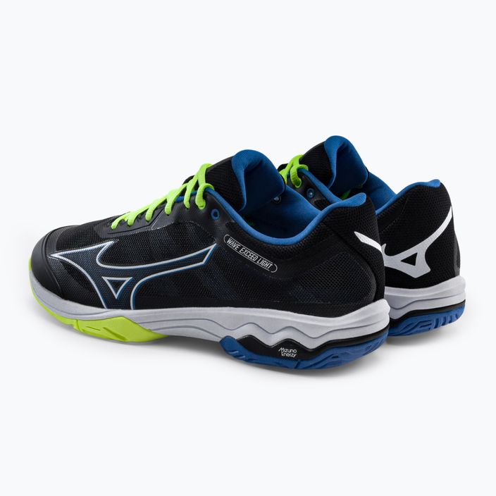 Men's tennis shoes Mizuno Wave Exceed Light AC black 61GA2218 3
