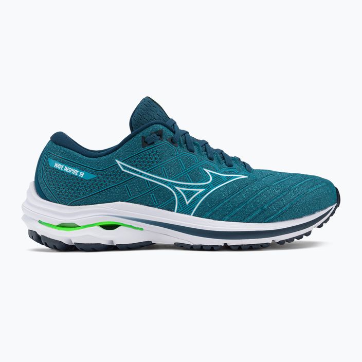 Men's running shoes Mizuno Wave Inspire 18 blue J1GC224402 2