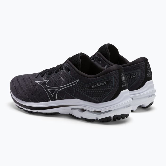 Men's running shoes Mizuno Wave Inspire 18 black J1GC224404 3