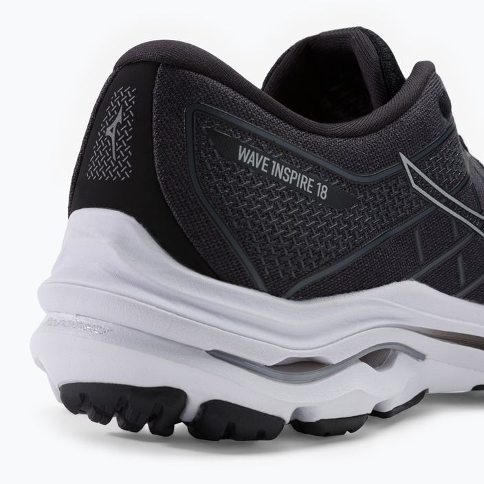 Men's running shoes Mizuno Wave Inspire 18 black J1GC224404 9