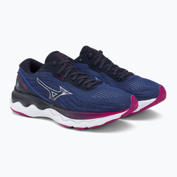 Men's running shoes Mizuno Wave Skyrise 3 navy blue J1GD220904 4