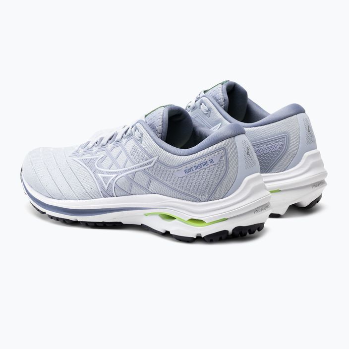Women's running shoes Mizuno Wave Inspire 18 grey J1GD224401 5