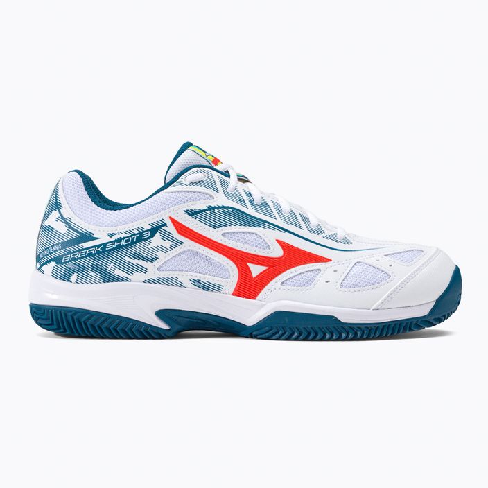 Men's tennis shoes Mizuno Breakshot 3 CC white 61GC2125 2