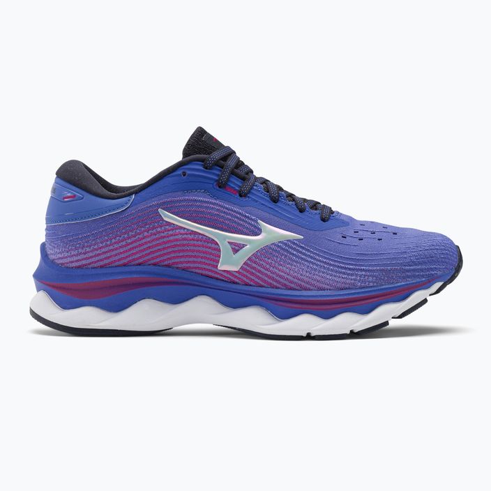 Women's running shoes Mizuno Wave Sky 5 amparo blue/white/festival fuchsia 2
