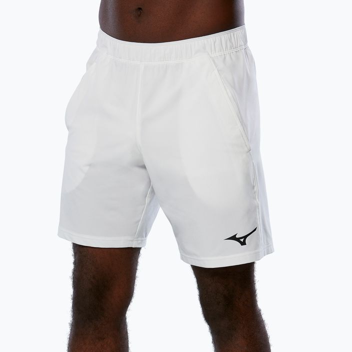 Men's Mizuno 8 In Flex running shorts white 62GB260101 3