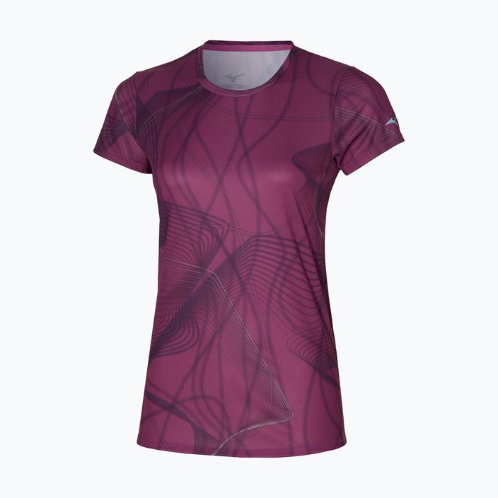 Women's running t-shirt Mizuno Graphic Tee magenta haze