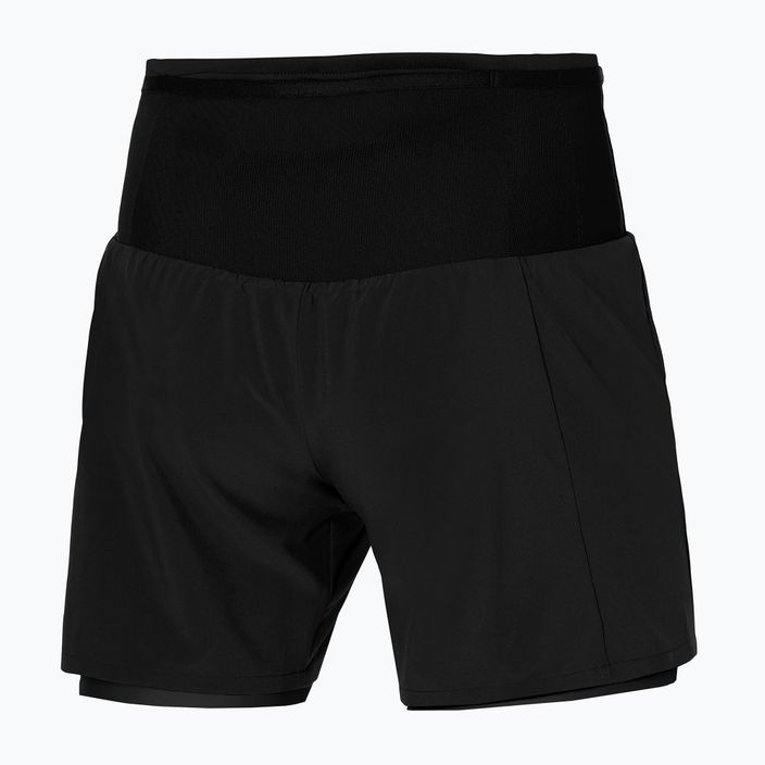 Men's running shorts Mizuno Multi Pocket 7.5 black 2