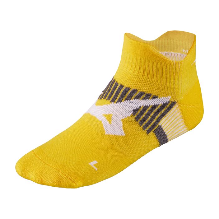 Mizuno DryLite Race Mid racing yellow socks 2