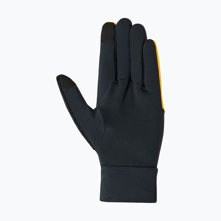 Mizuno Warmalite racing yellow running gloves 2