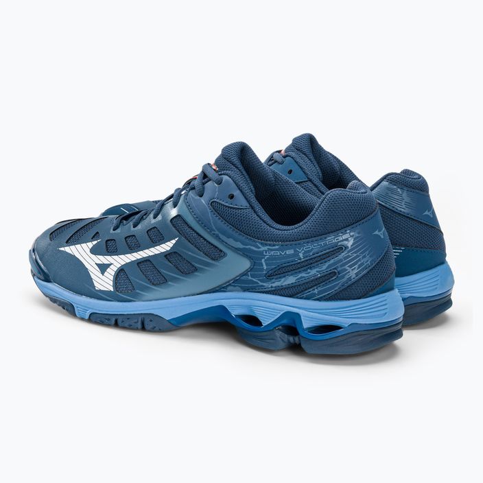 Men's volleyball shoes Mizuno Wave Voltage navy blue V1GA216021 3