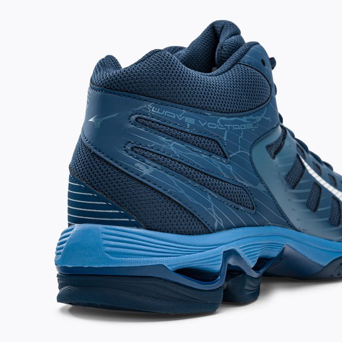 Men's volleyball shoes Mizuno Wave Voltage Mid navy blue V1GA216521 10