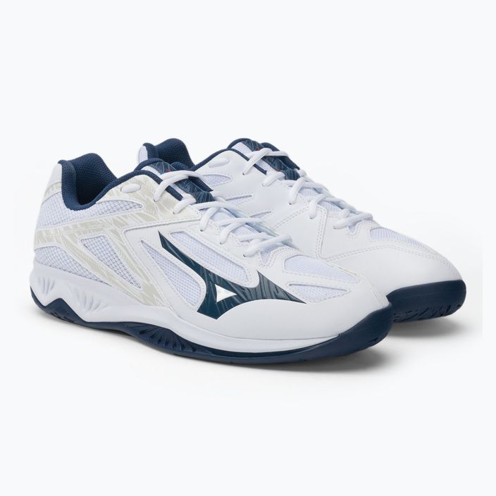 Men's volleyball shoes Mizuno Thunder Blade 3 white V1GA217022 4
