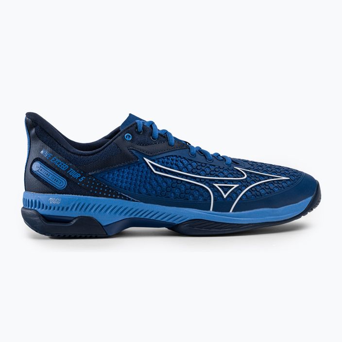 Men's tennis shoes Mizuno Wave Exceed Tour 5 AC navy blue 61GA227026 2