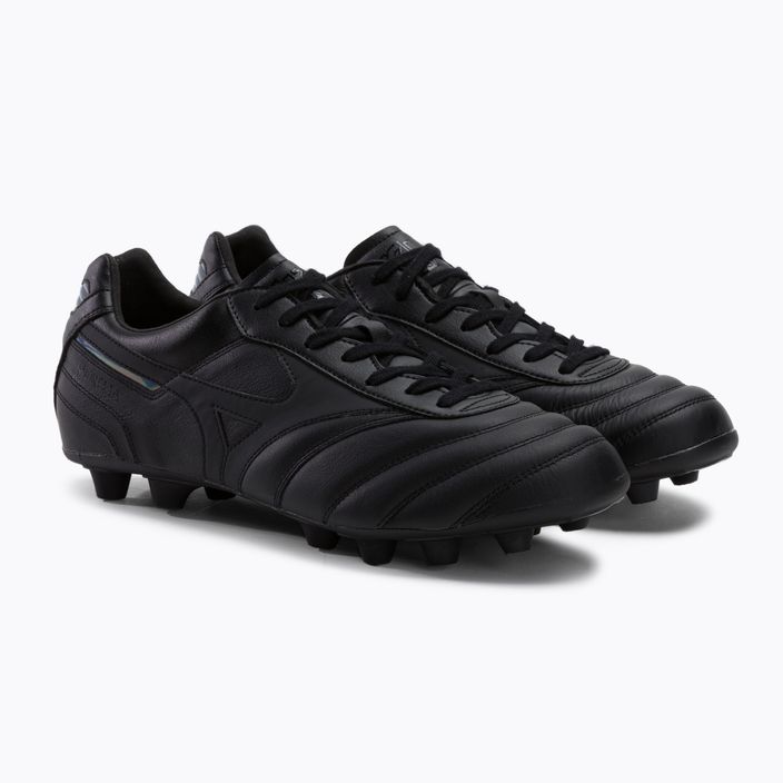 Mizuno Morelia II Elite MD football boots black P1GA221299 4