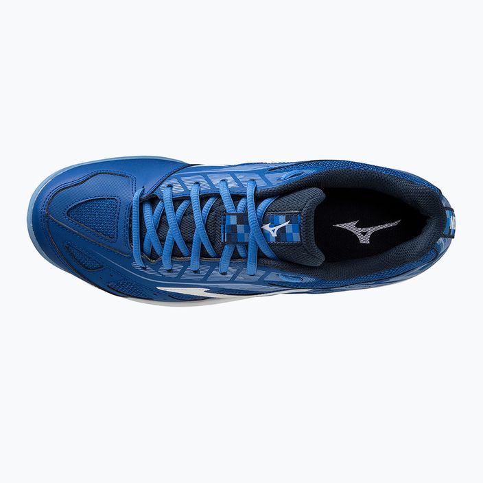 Men's tennis shoes Mizuno Breakshot 3 AC navy blue 61GA214026 14