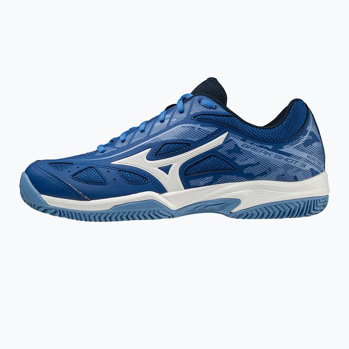 Men's tennis shoes Mizuno Breakshot 3 CC navy blue 61GC212526 13