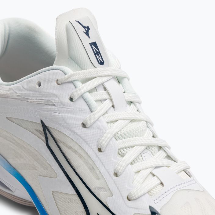 Men's volleyball shoes Mizuno Wave Lightning Z7 undyed white/moonlit ocean/peace blue 9