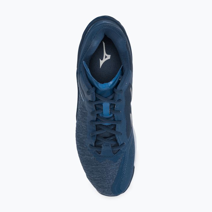 Men's handball shoes Mizuno Wave Stealth Neo navy blue X1GA200021 6