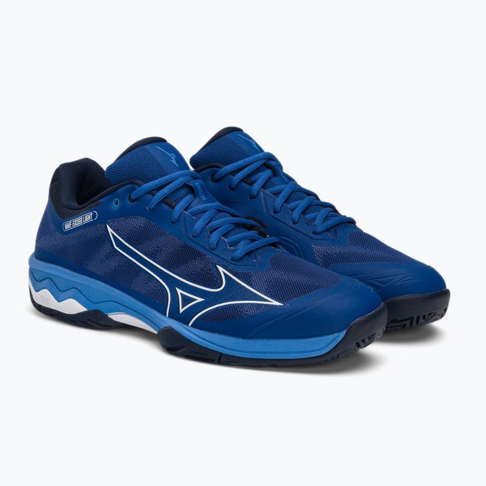 Men's tennis shoes Mizuno Wave Exceed Light AC navy blue 61GA221826 4