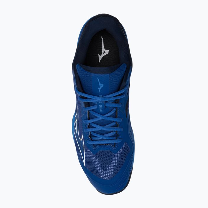 Men's tennis shoes Mizuno Wave Exceed Light AC navy blue 61GA221826 6