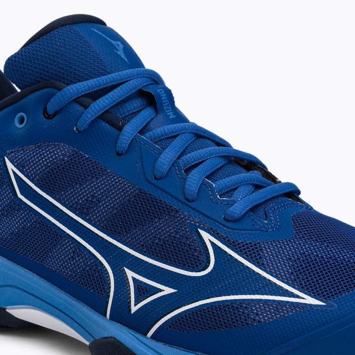 Men's tennis shoes Mizuno Wave Exceed Light AC navy blue 61GA221826 7