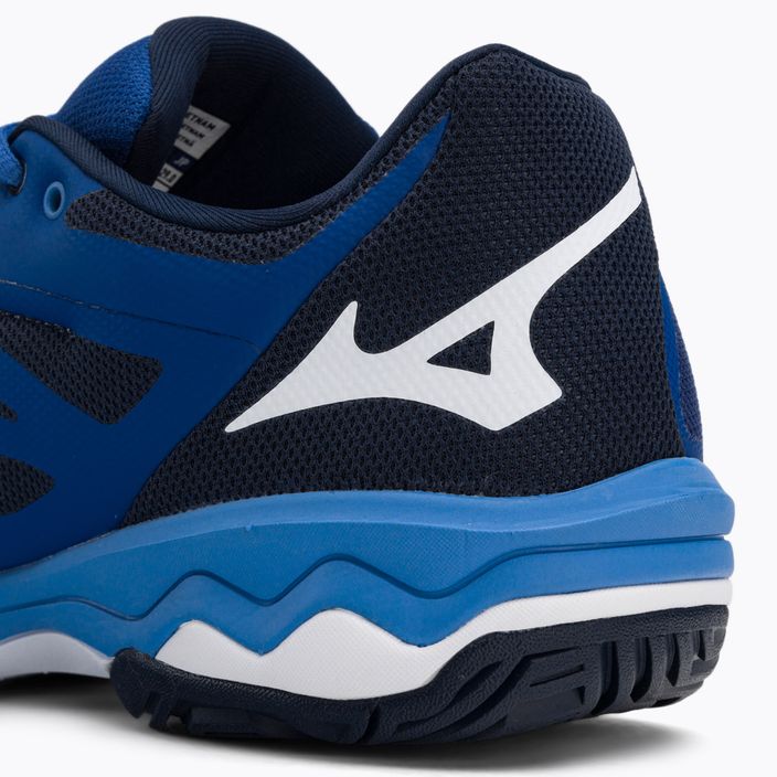 Men's tennis shoes Mizuno Wave Exceed Light AC navy blue 61GA221826 10