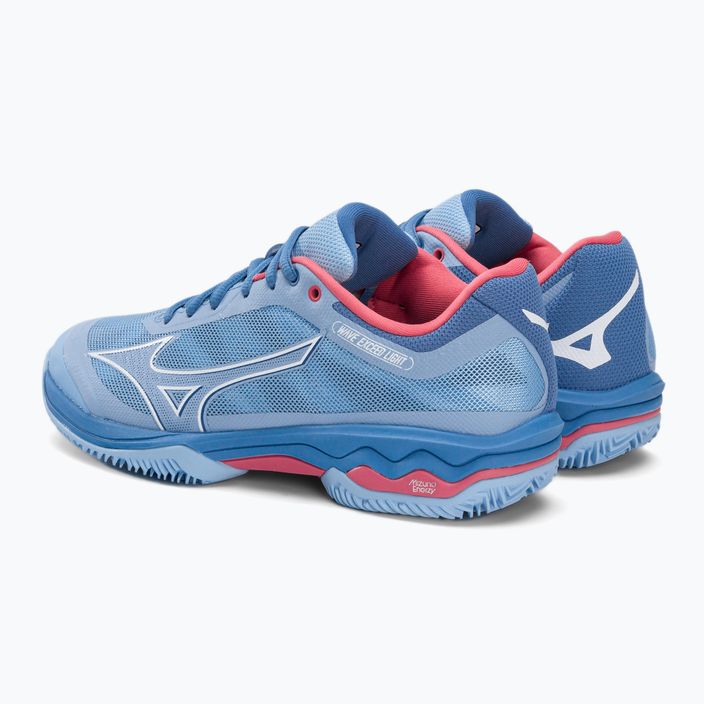 Women's tennis shoes Mizuno Wave Exceed Light CC blue 61GC222121 3