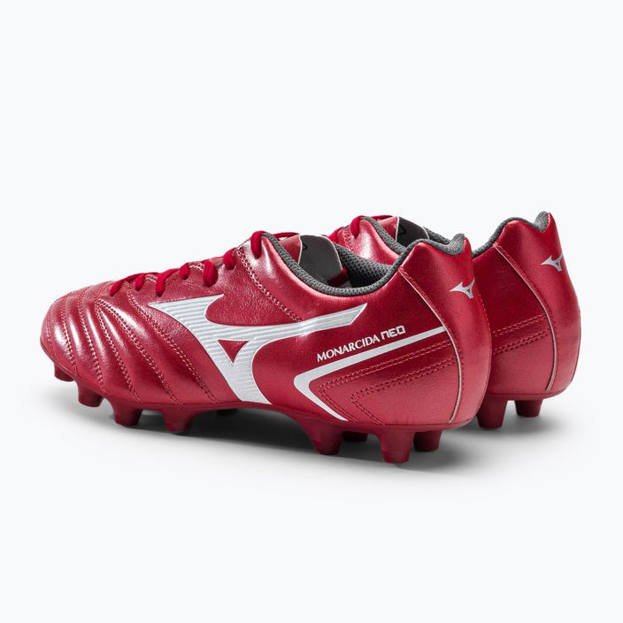 Mizuno Monarcida II Sel MD men's football boots red P1GA222560 3