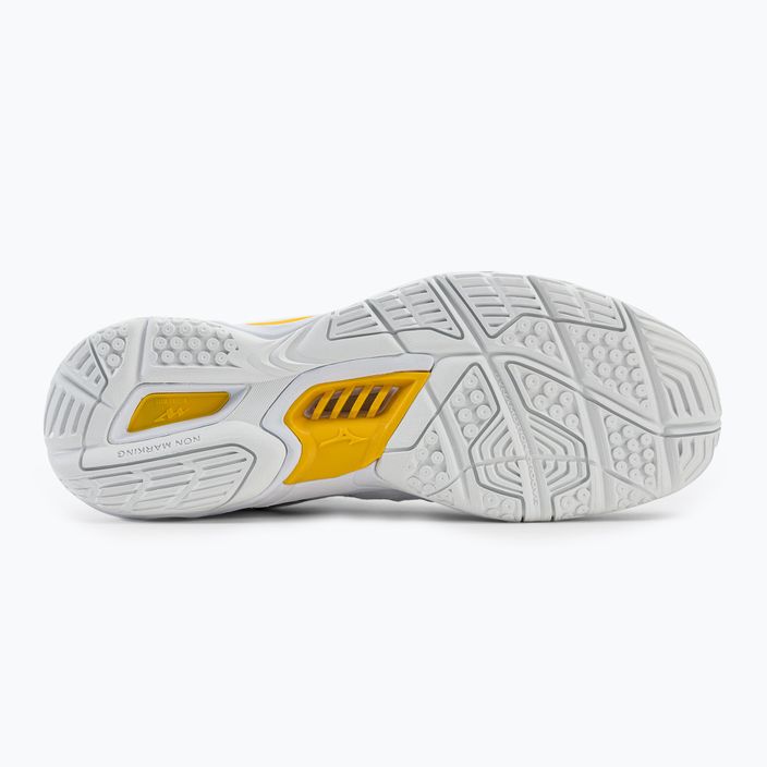 Men's handball shoes Mizuno Wave Stealth V white X1GA180013 5